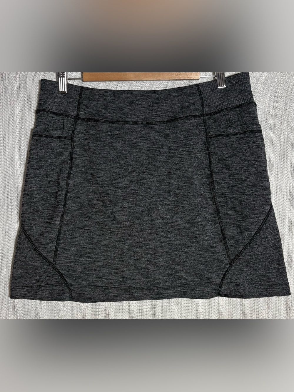 Athleta Dark Charcoal Athletic Skort